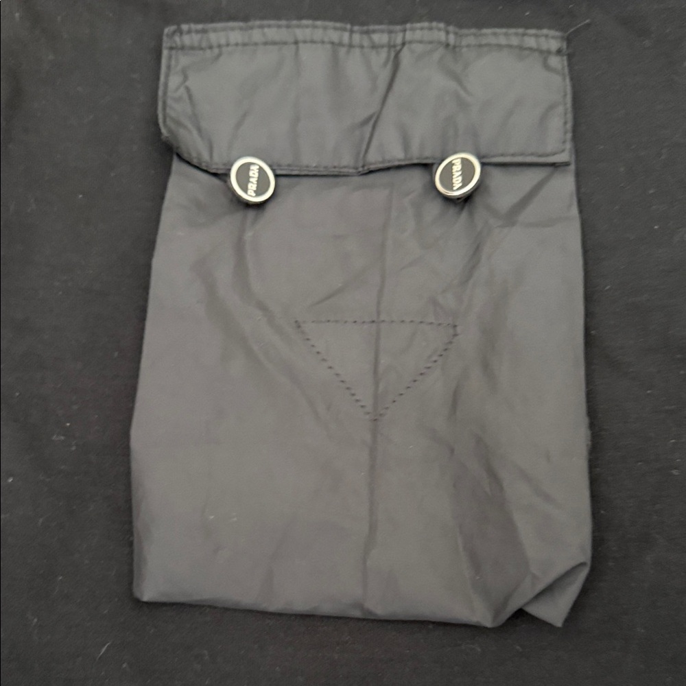 Prada Black Short Sleeve Pocket Shift Dress with Zip Detail - Picture 4 of 4